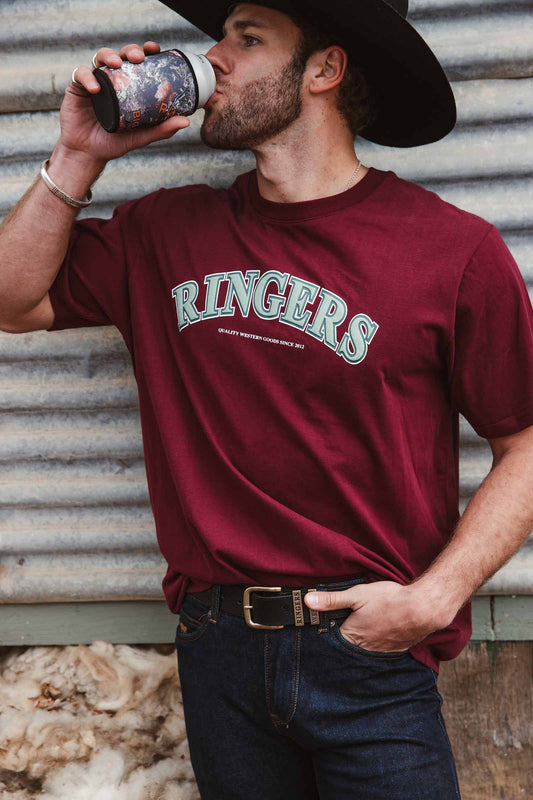 Princeton Men’s Loose fit T-Shirt - Cabernet