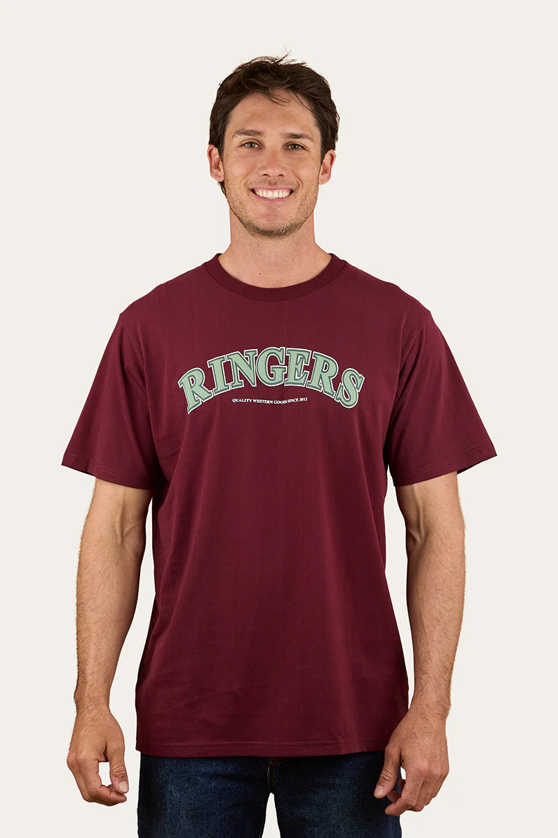 Princeton Men’s Loose fit T-Shirt - Cabernet