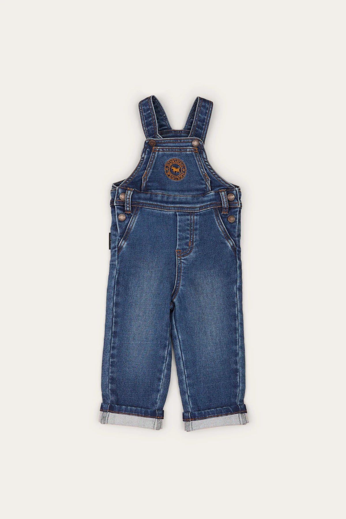 Buddie Babies Denim Overall - Classic blue
