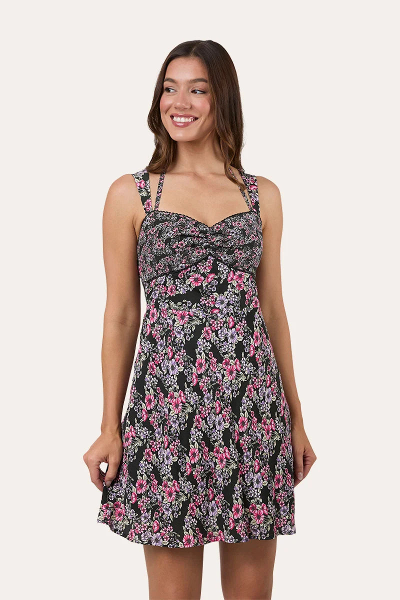 Rosalind Women’s Mini Dress - Charcoal