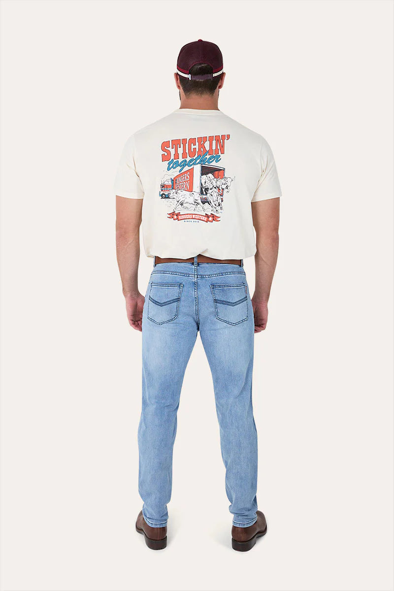 Burke Mens Tapered Leg Jeans