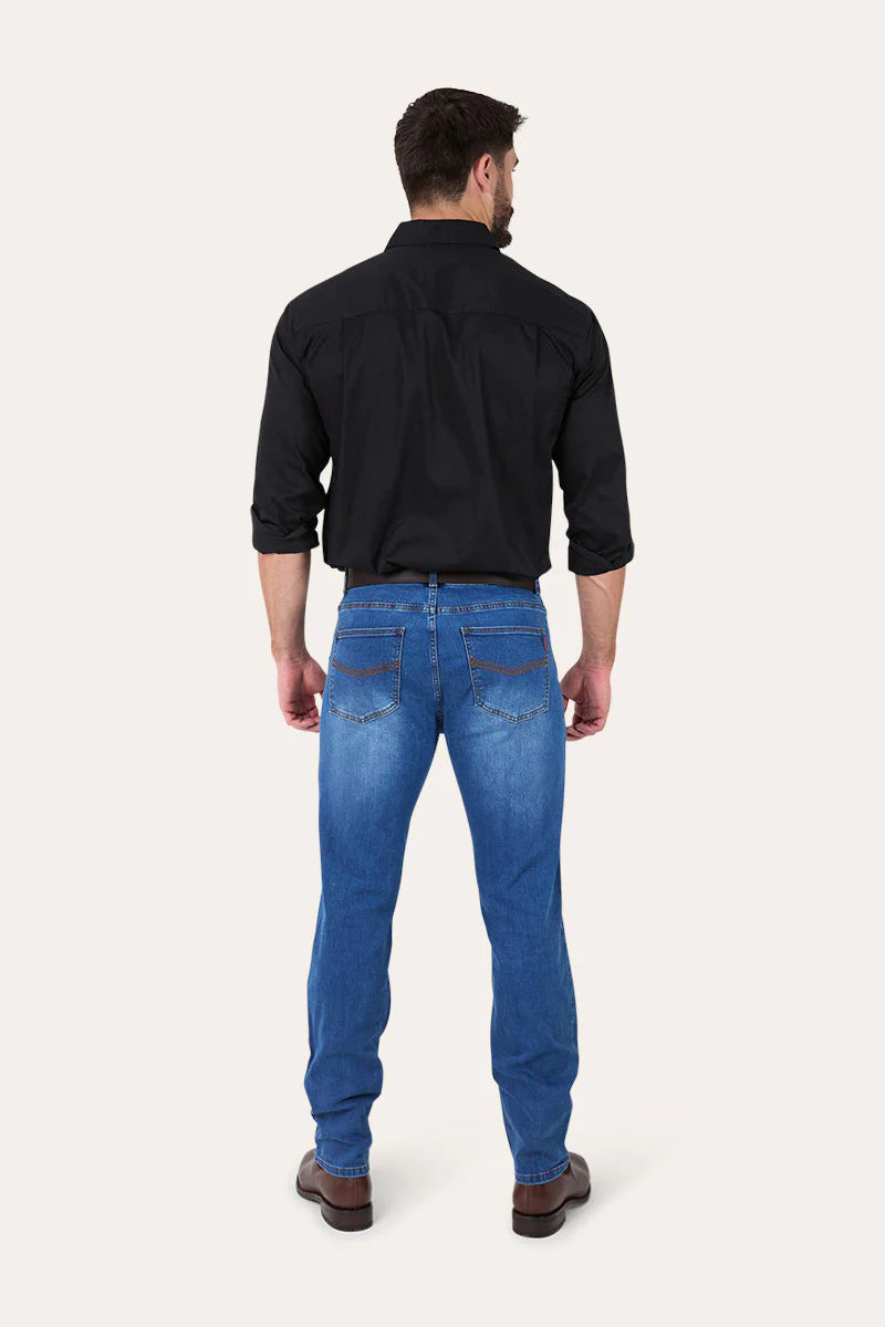 Burke Mens Tapered Leg Jeans