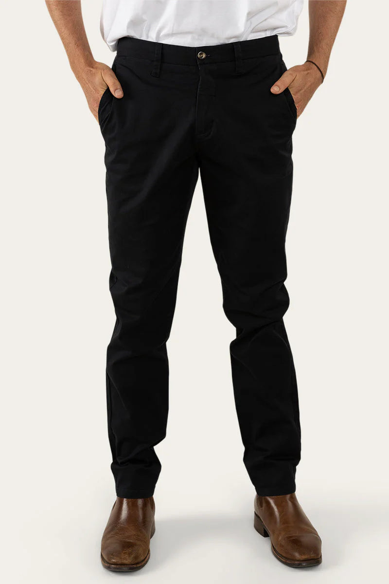 Parsons Mens Slim Fit Chino Pant - Black