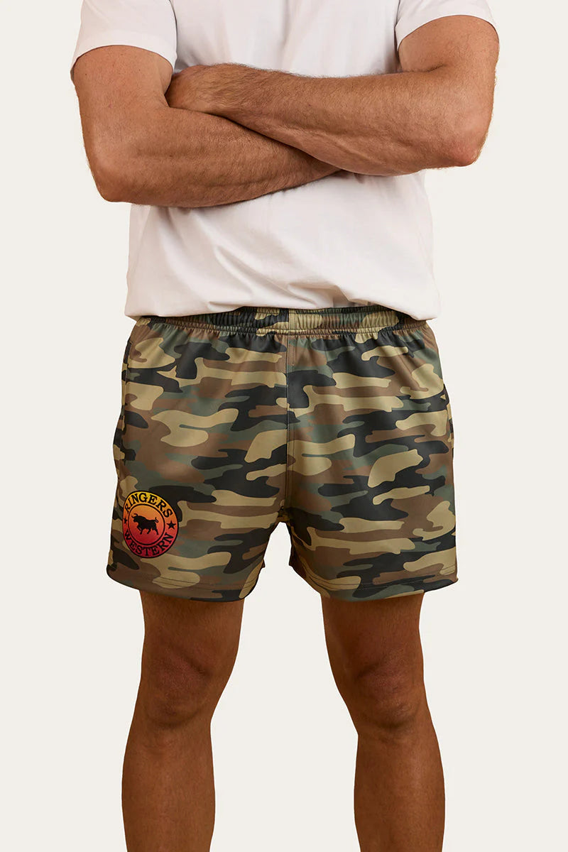 UnisexRingers Footy Shorts - Camo