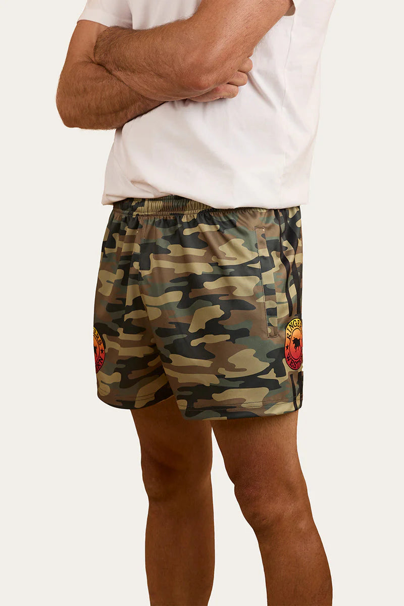 UnisexRingers Footy Shorts - Camo