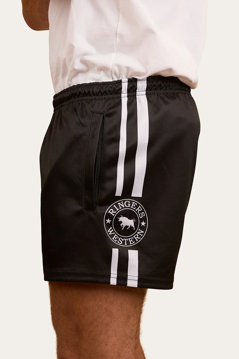Unisex Ringers Footy Shorts - Multi