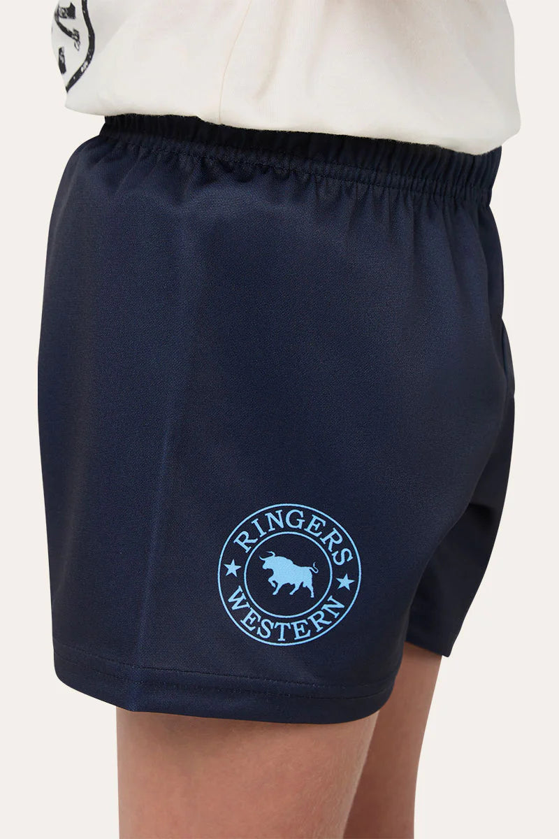 Ringers Kids Footy Shorts - Navy