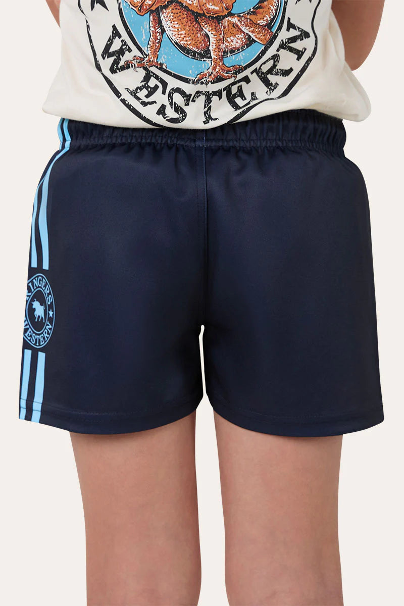 Ringers Kids Footy Shorts - Navy