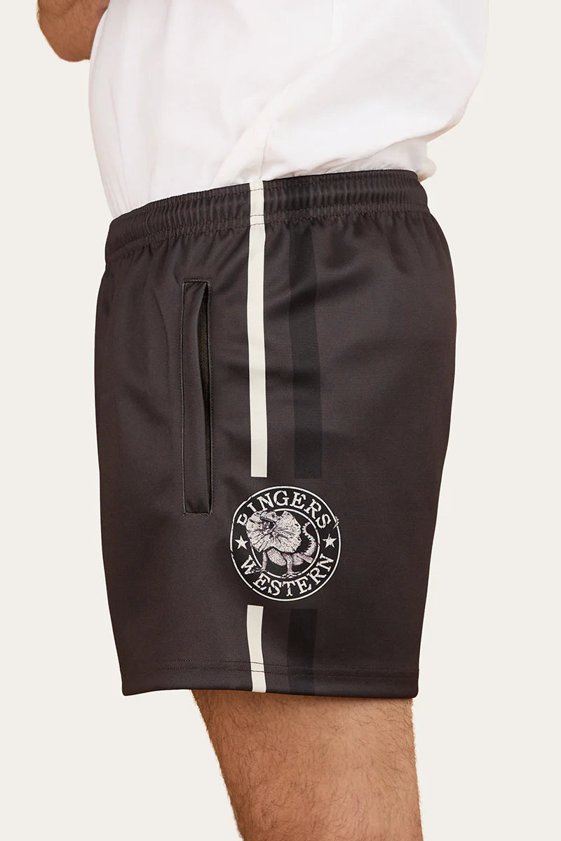 Unisex Outta Towner Footy Shorts - Charcoal