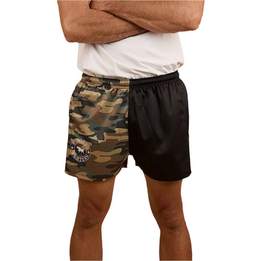 Unisex Camo Men’s Footy Shorts - Black/Camo