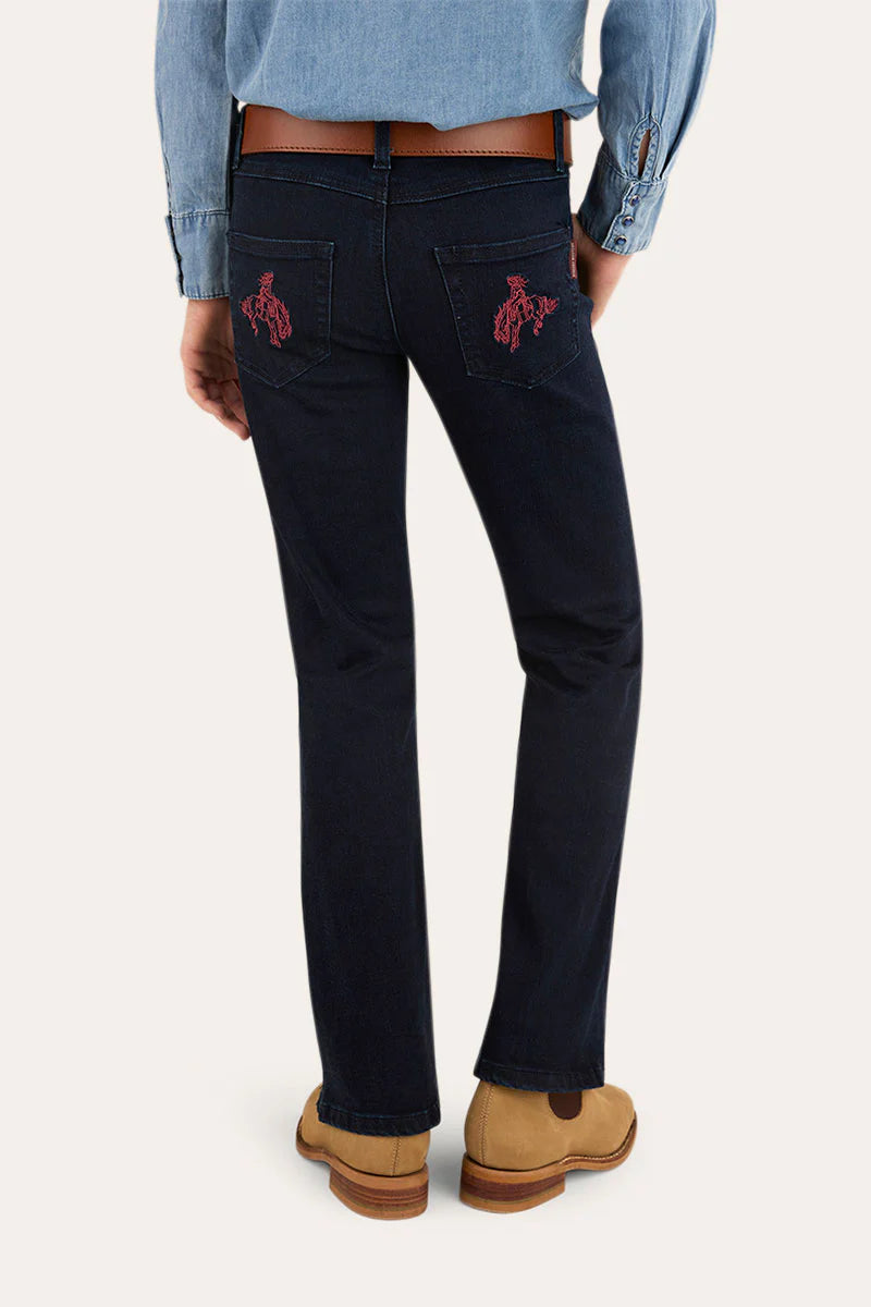 Daphne Rodeo Kids Bootleg Jeans - Dark Blue