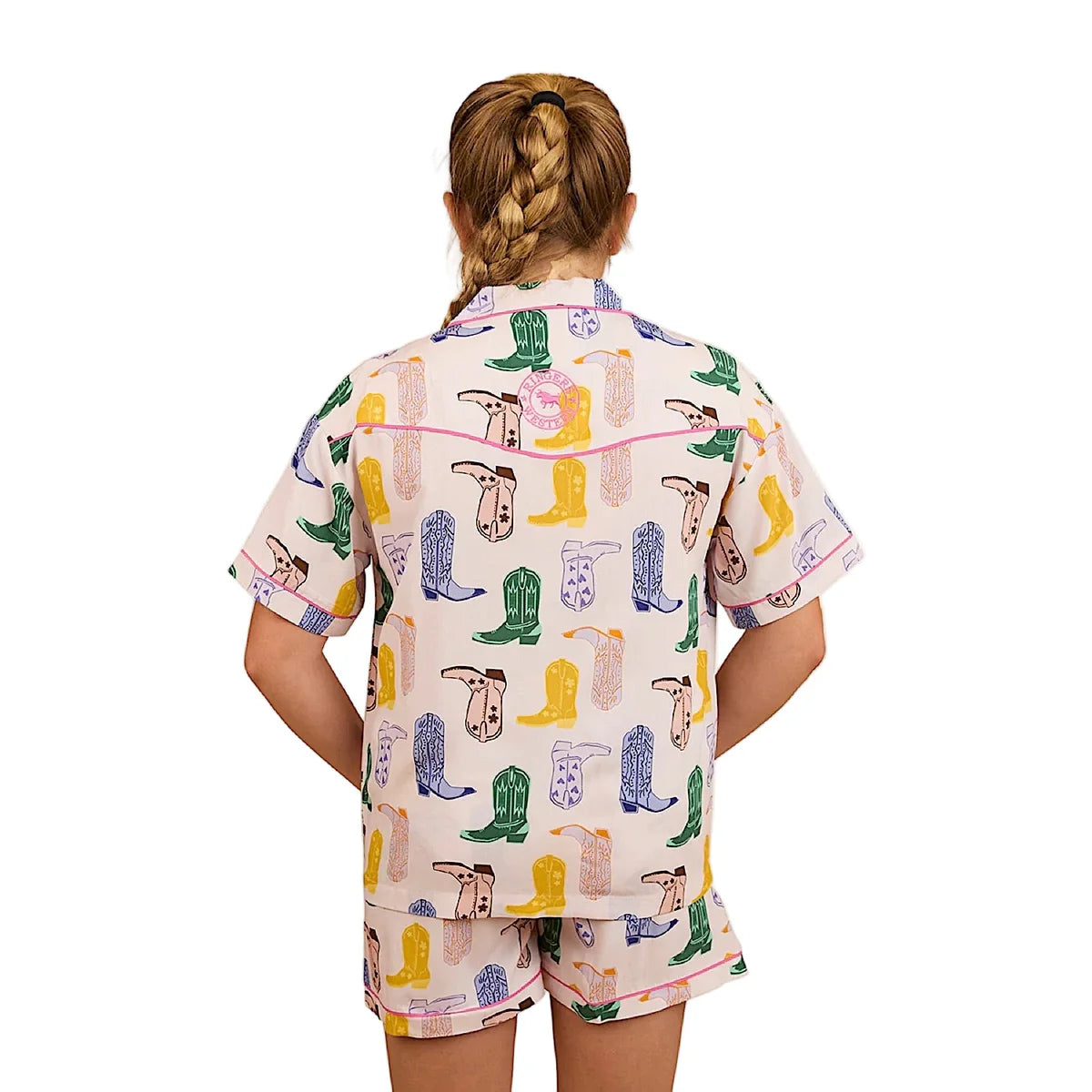 Bianca Kids Short Pyjama Set - Barely Pink