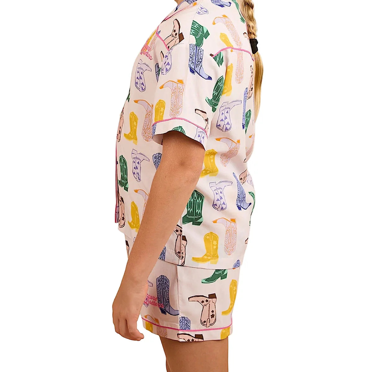 Bianca Kids Short Pyjama Set - Barely Pink