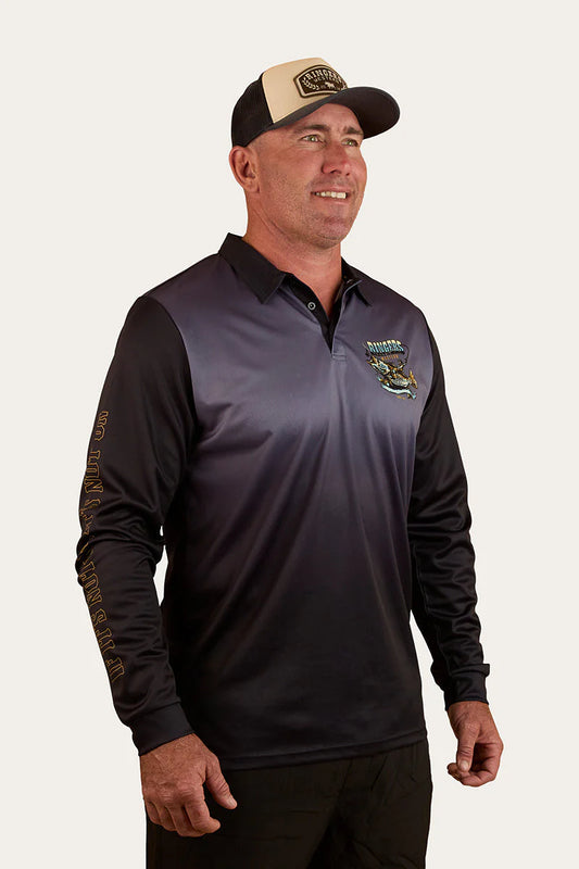Buckin Barra Fishing Jersey - Navy
