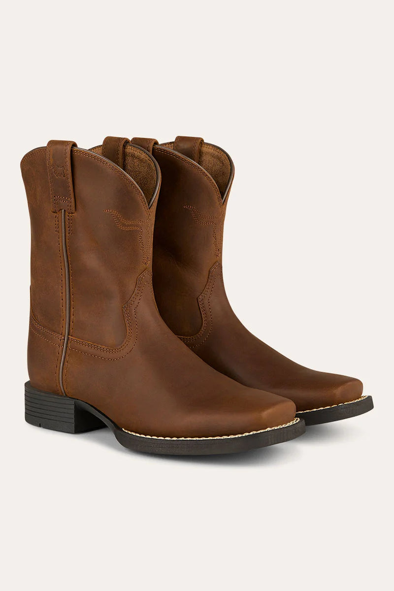 Kids Roper Boot - Tan