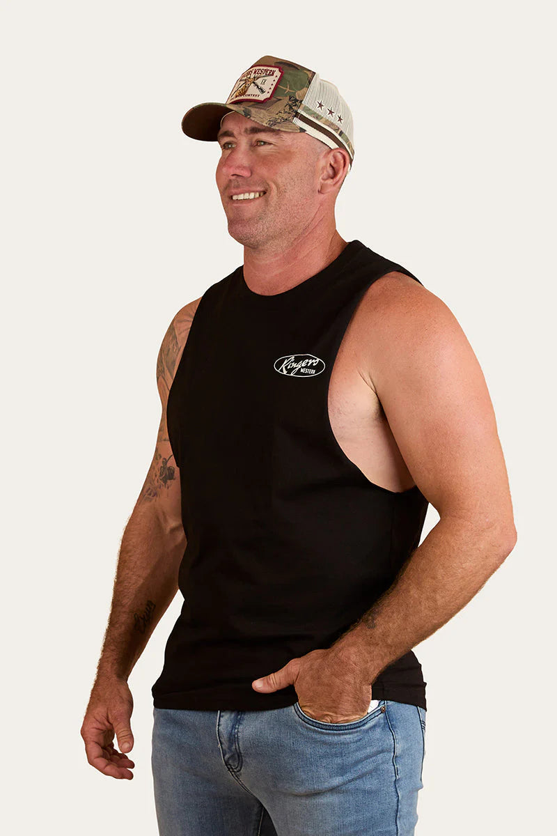 Mud Sweat Beers Men’s Muscle Tank - Black