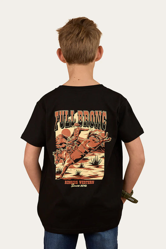 Full Bronc Boys Classic Fit T-Shirt - Black