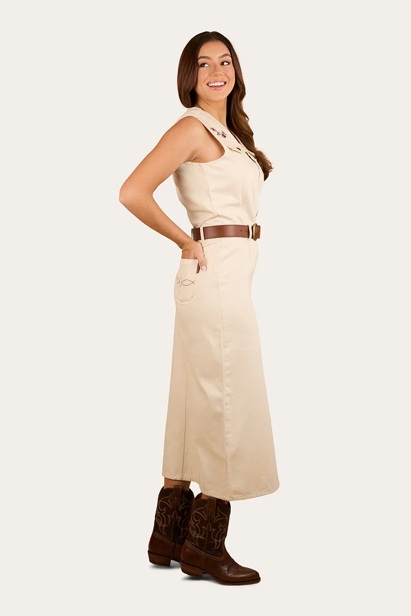 Airlie Women’s Denim Dress - Off White