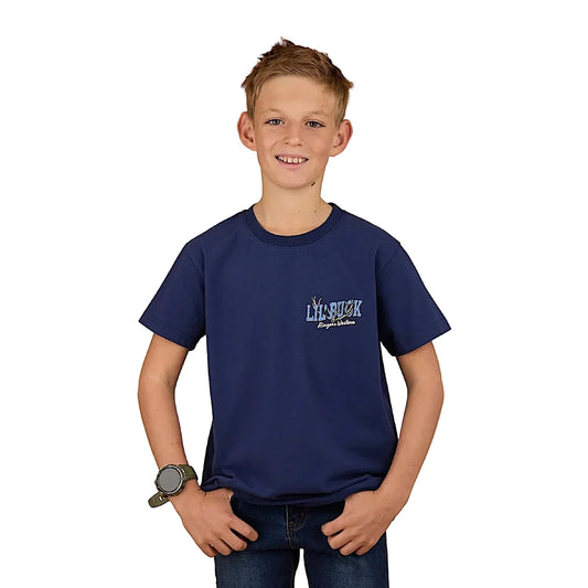 Buck Winner Boys Classic Fit T-Shirt - Navy