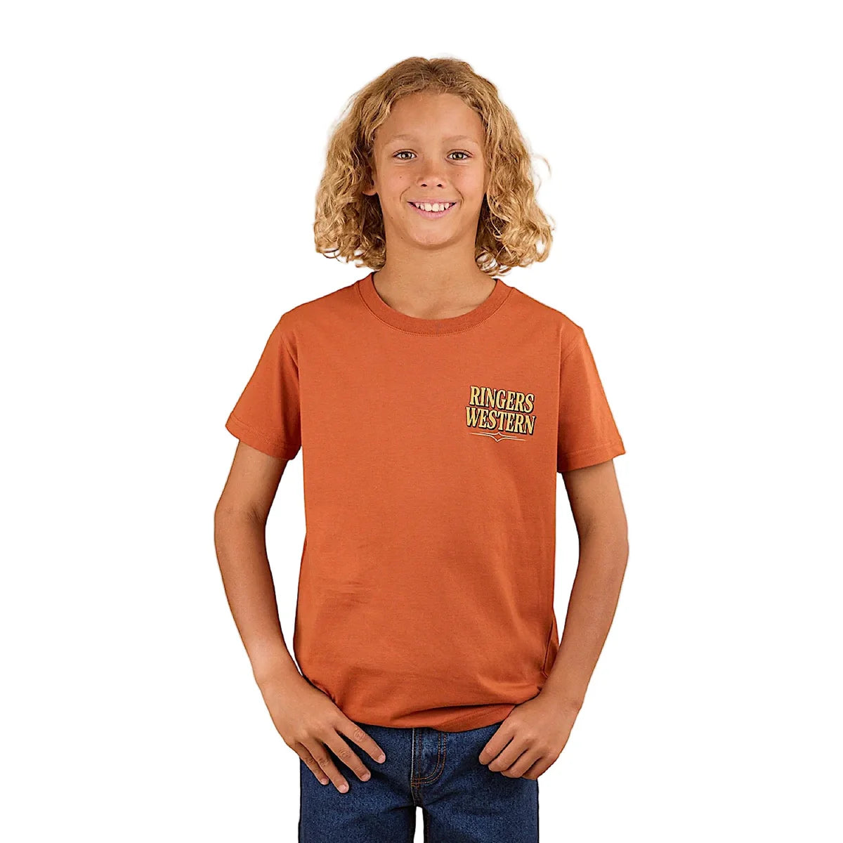 Workhorse Kids Classic Fit T-Shirt - Rust