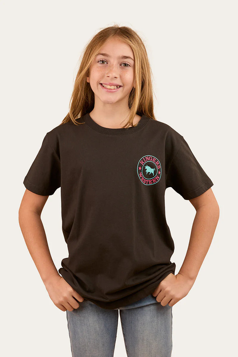 Signature Bull Kids Classic T-Shirt - Charcoal/Multi