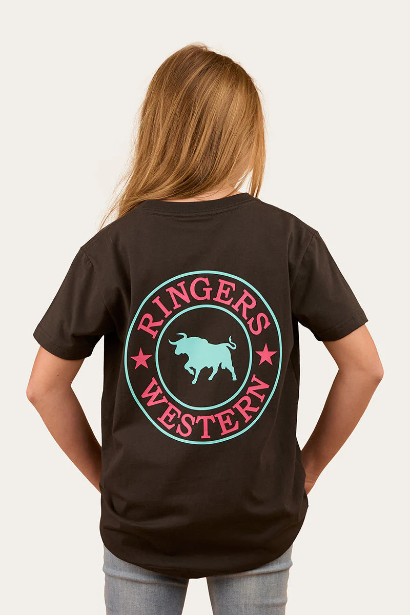 Signature Bull Kids Classic T-Shirt - Charcoal/Multi