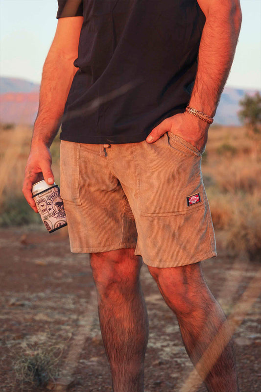 Countryside Men’s Corduroy Walk Short - Dark Sand