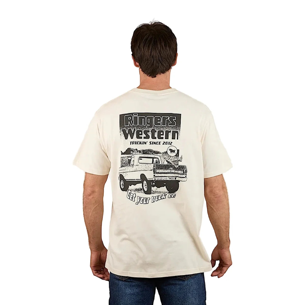 Get Your Truck On Mens Loose Fit T-Shirt - Off White