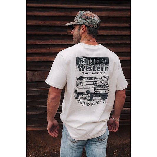 Get Your Truck On Mens Loose Fit T-Shirt - Off White