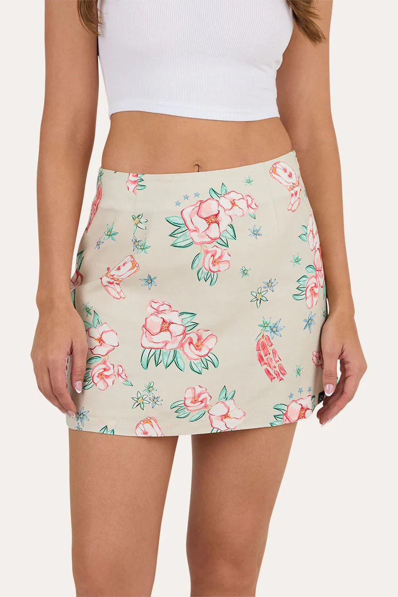 Last Dance Mini Skirt - Off White