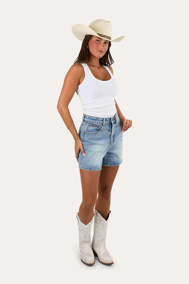Saige Women’s Denim Short - Light Wash Blue