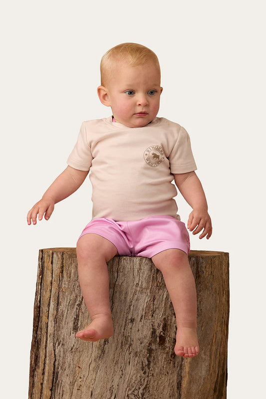 Signature Bull Babies T-Shirt - Beige/Clay