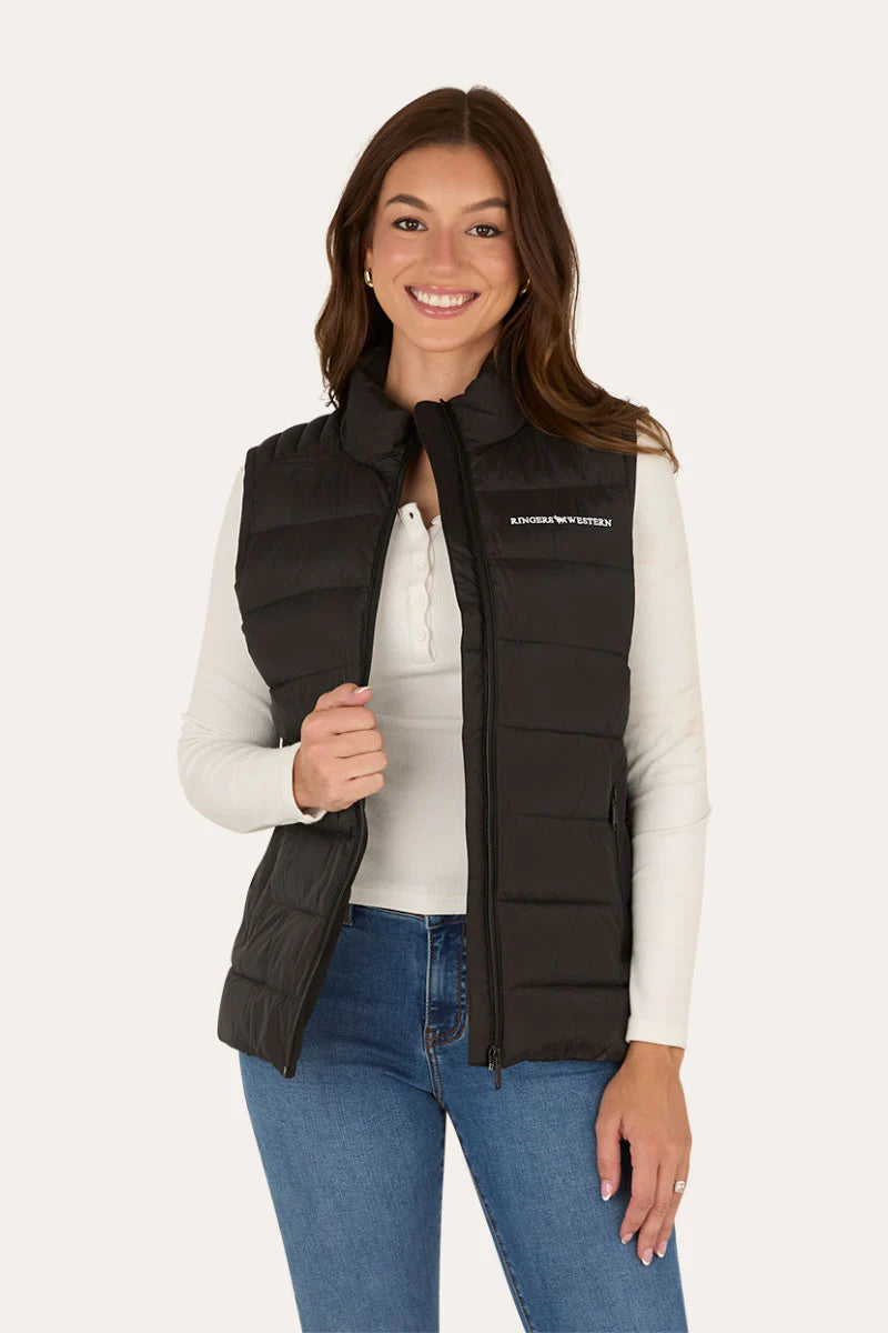 Elament Women’s Puffer Vest - Black
