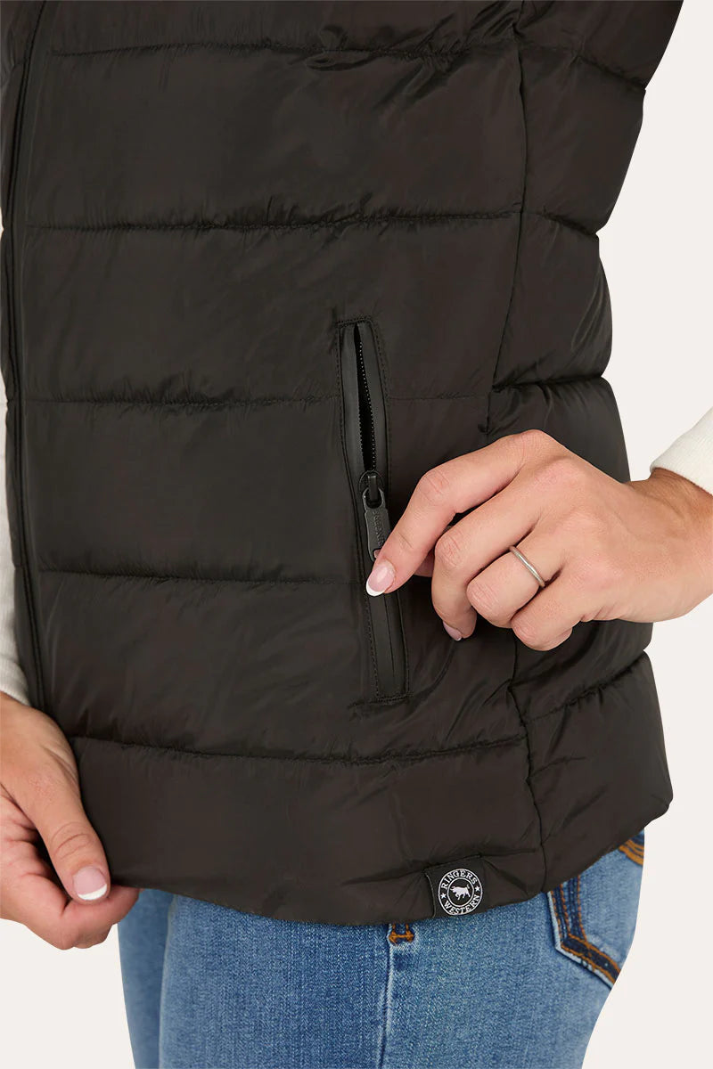 Elament Women’s Puffer Vest - Black