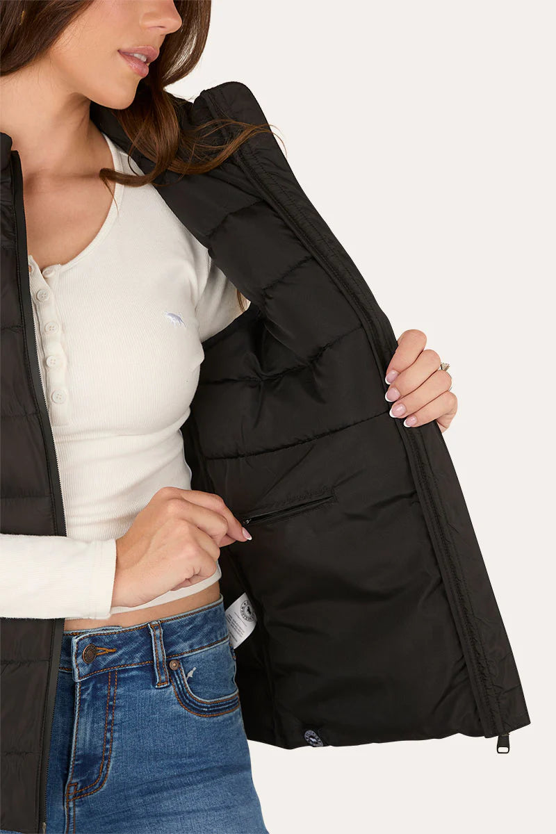 Elament Women’s Puffer Vest - Black