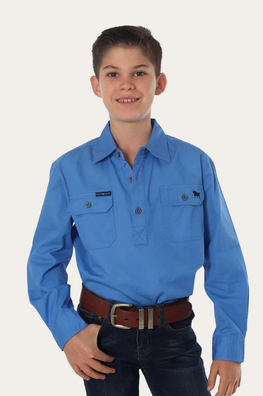 Ord River Kids Half Button Kids Work Shirt