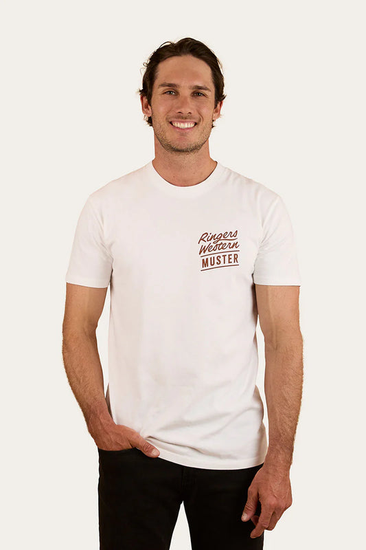 Ringers of the Sky Men’s Stock Fit T-Shirt - White