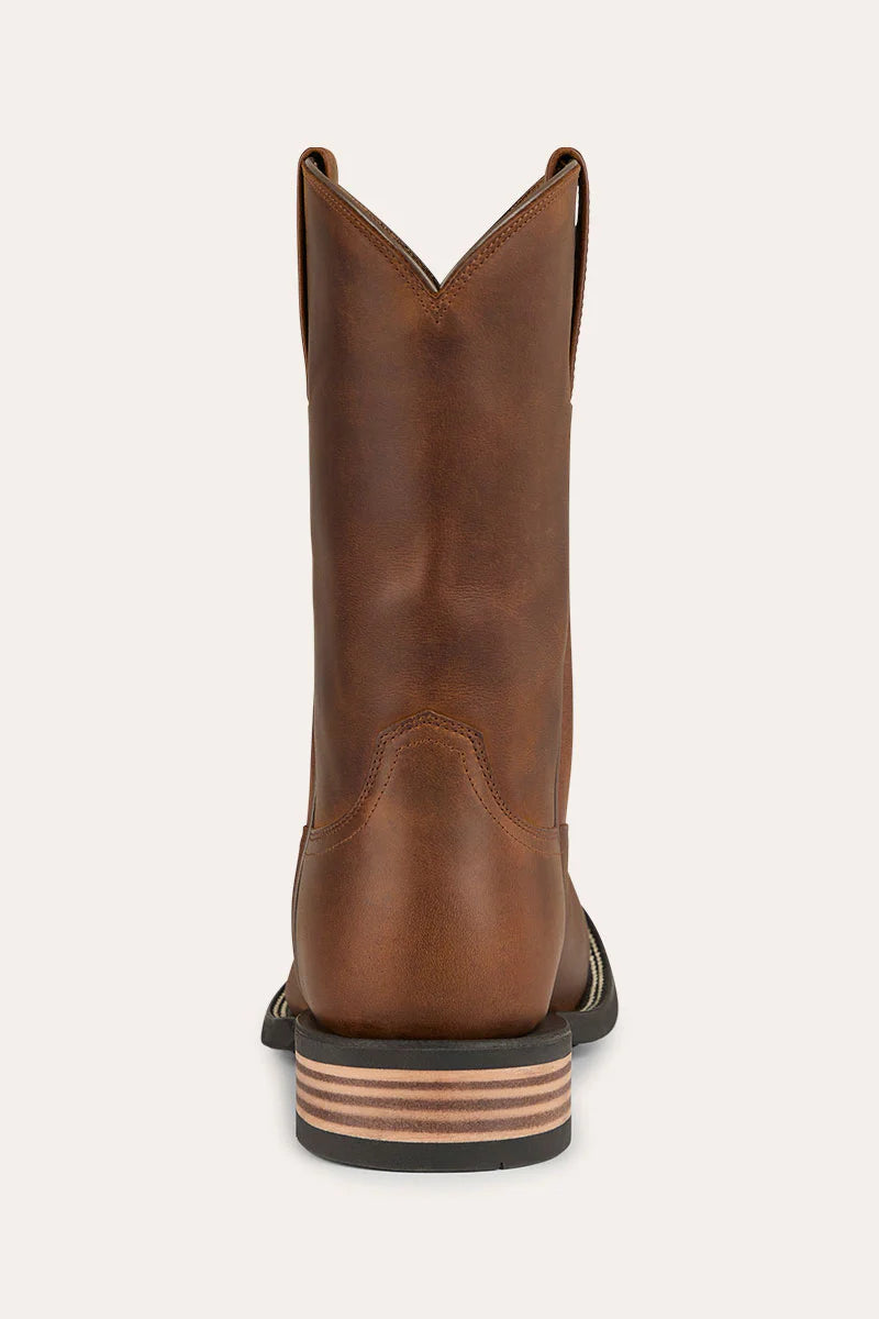 Roper Square Toe Boot -Tan