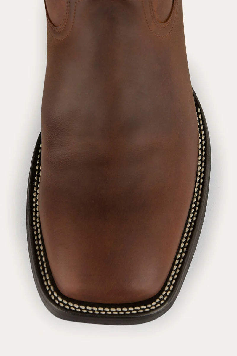 Roper Square Toe Boot -Tan