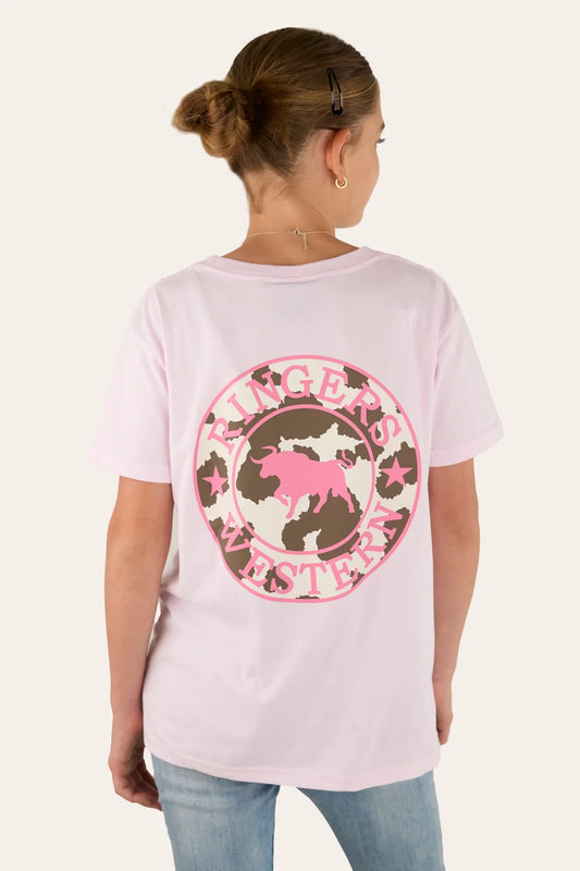 Signature Bull Kids T-Shirt - Barely Pink