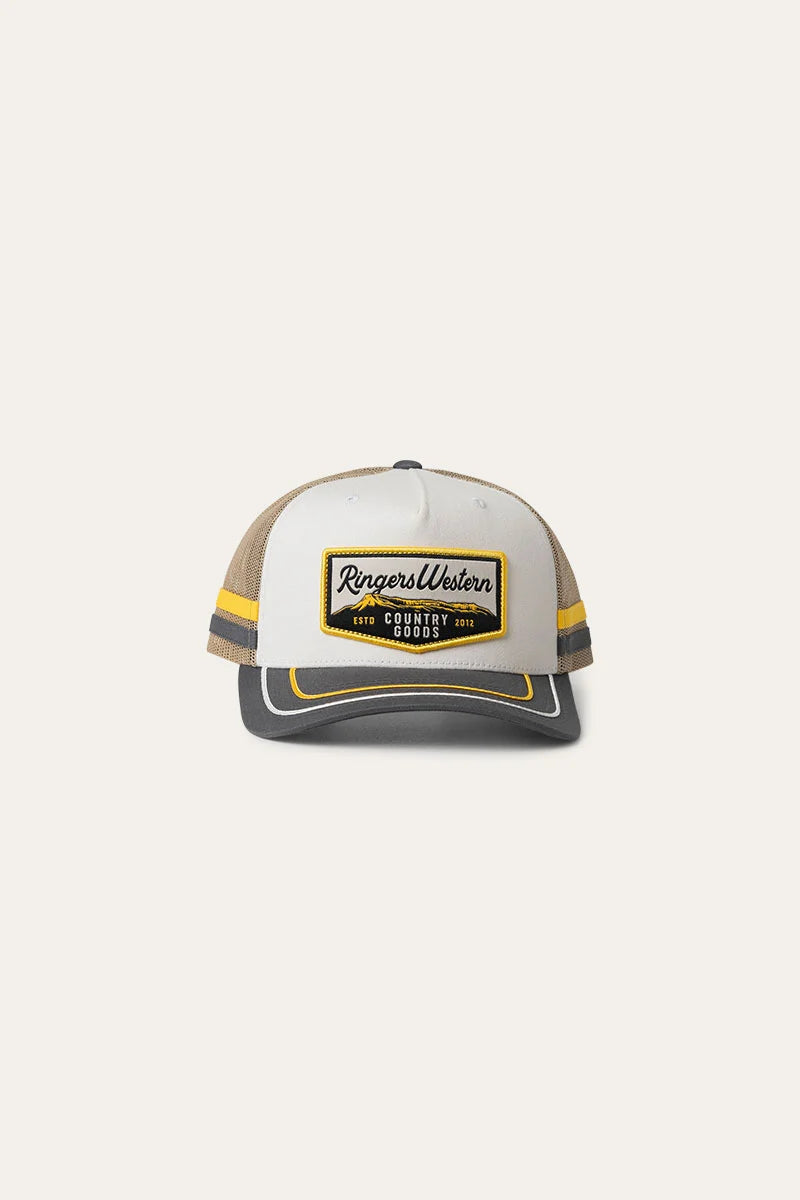 Country Goods Trucker Cap - off White/Charcoal