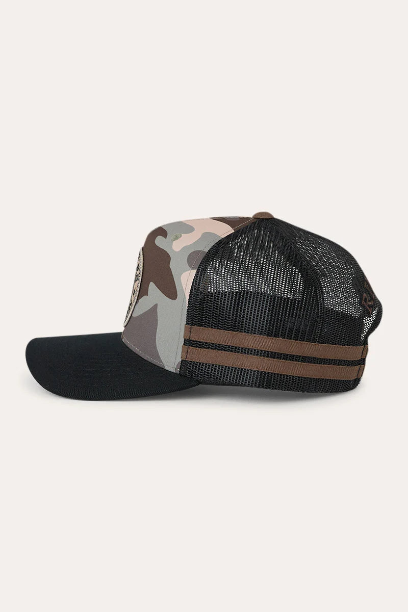 Hard Find Camo McCoy Trucker Cap - Camo