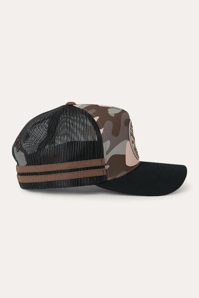 Hard Find Camo McCoy Trucker Cap - Camo