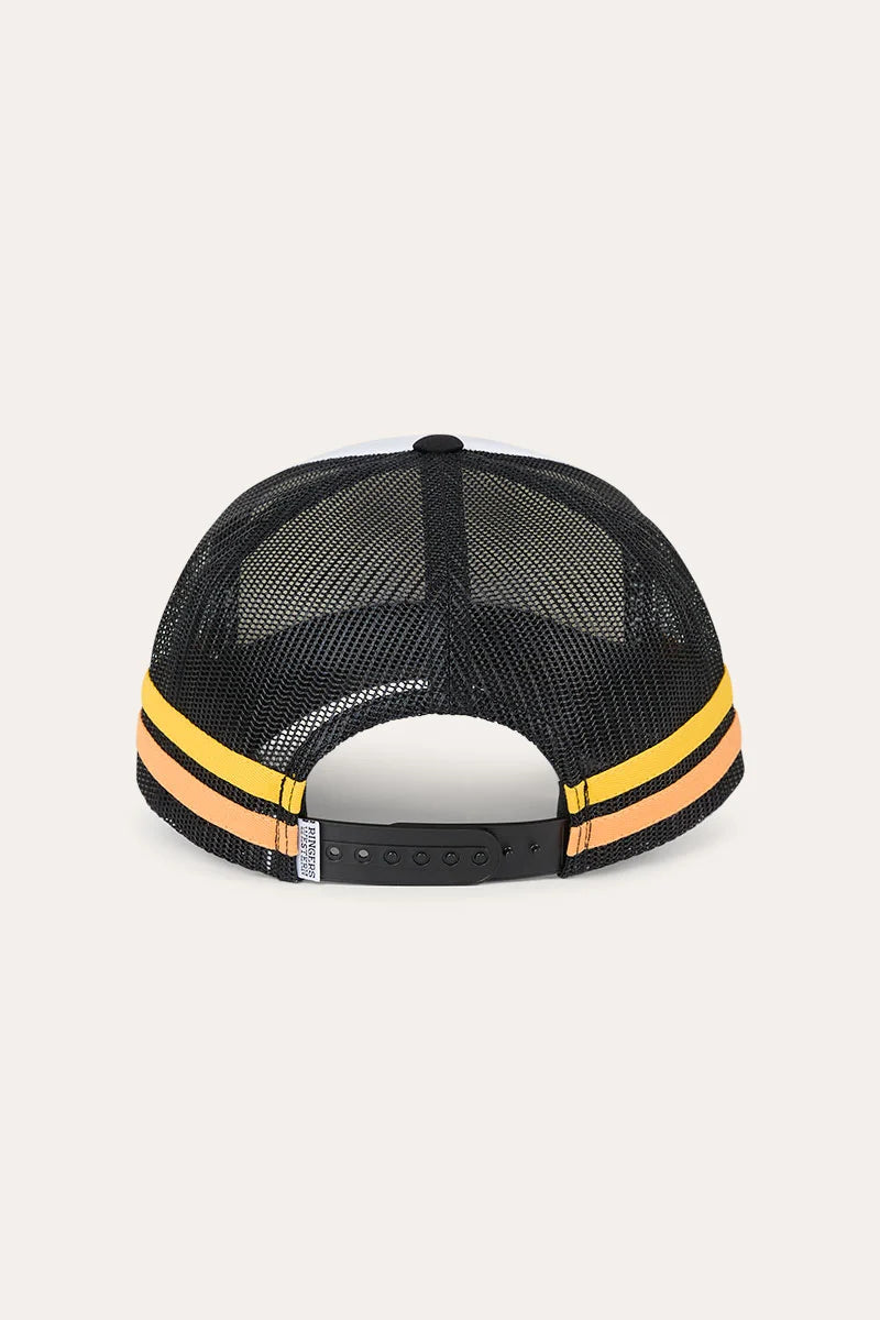 Truck O’Clock Kids Boys Foam Trucker Cap - White/Black
