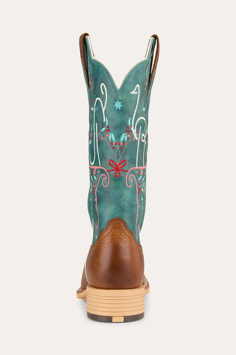 Alivail Boot - Brown / Green