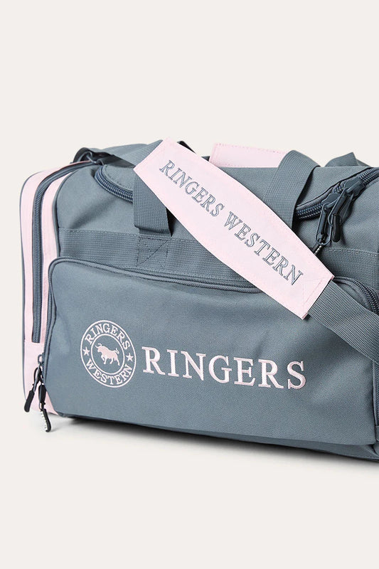 Rider Go Sports Bag - Charcoal/Pastel Pink