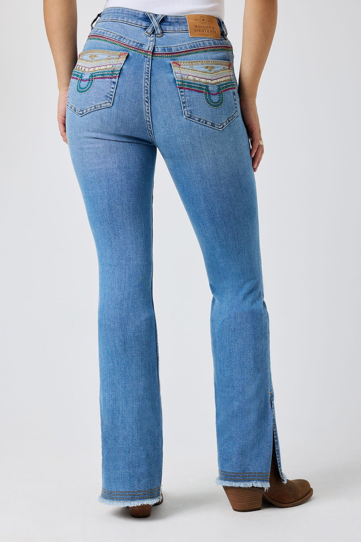 Women’s Penny Rodeo Festival High Rise Bootleg Jean - Mid Blue