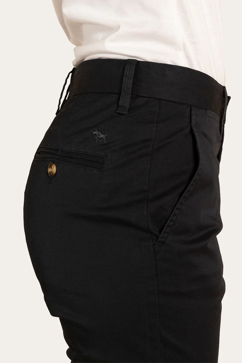 Samford Womens Slim Chino Pant - Black
