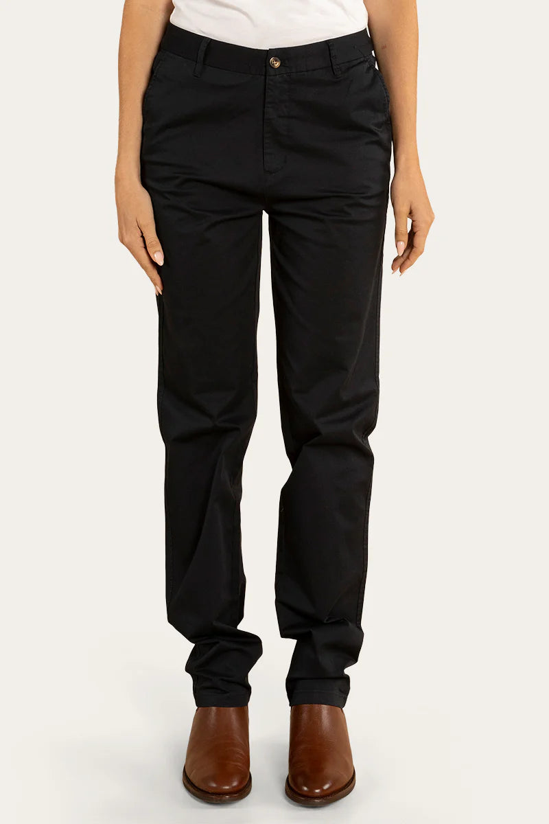 Scottsdale Womens Regular Fit Chino - Black